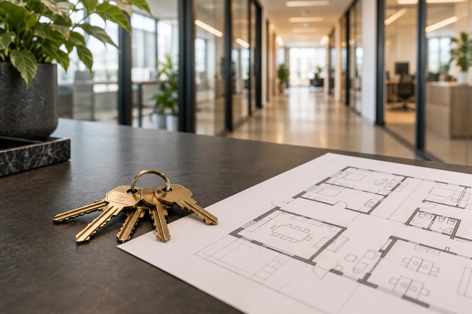 Business security service illustration