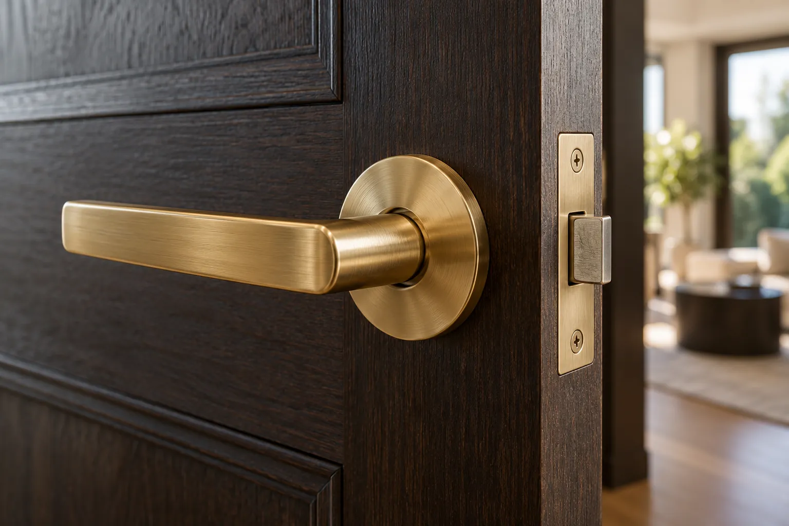 Illustrative door handle & lock repair