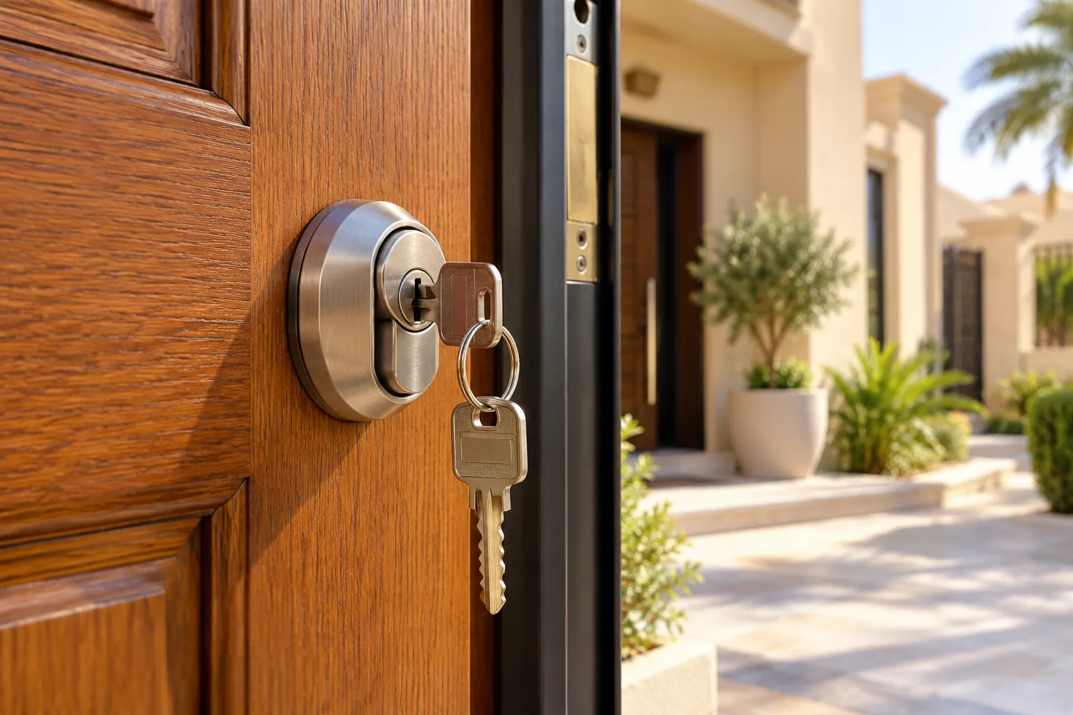 Illustrative lock change & lock replacement