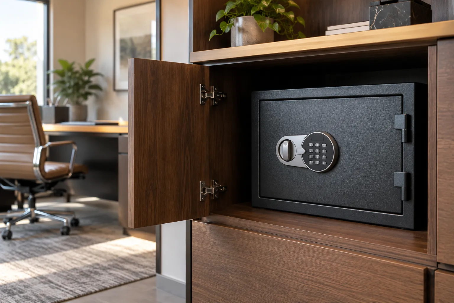 Illustrative safe opening & safe repair